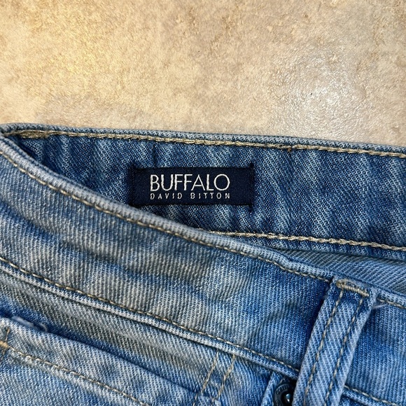 Buffalo David Bitton Margo Patched Mended Mom Jeans 29 - Picture 3 of 9